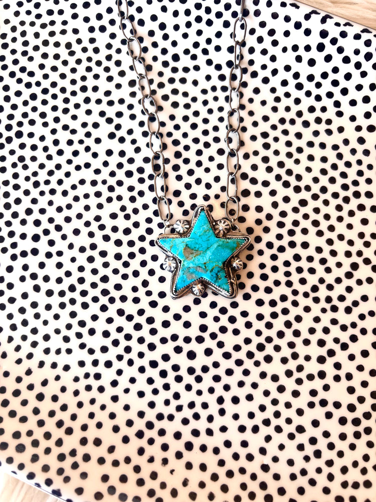 Kingman Star Statement Necklace