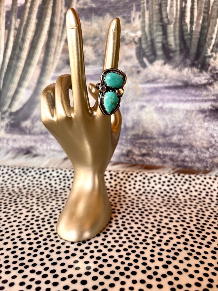 Kingman Chunky Set Adjustable Ring