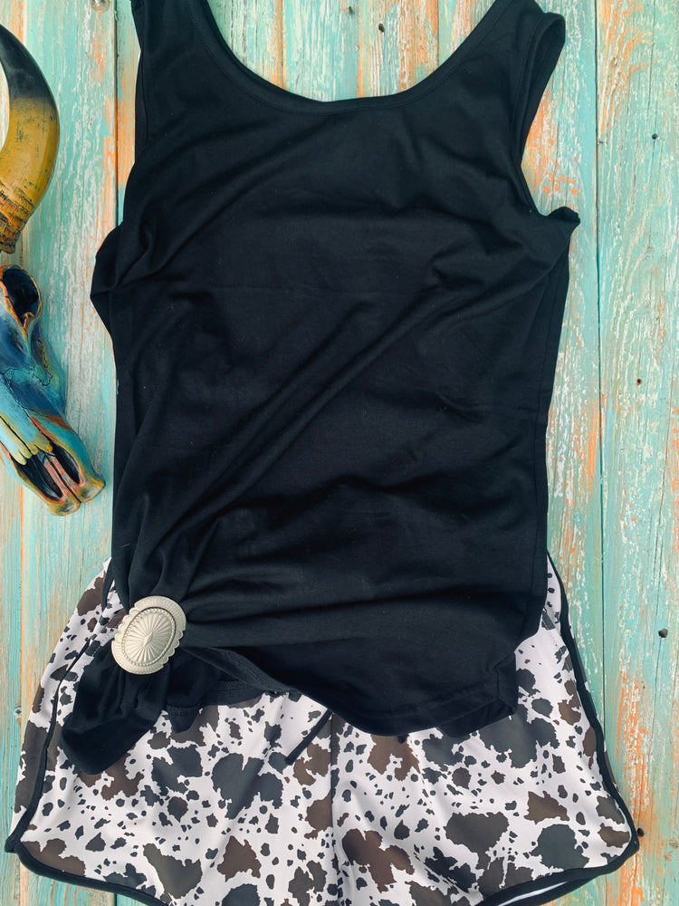 Black Basic Tank Top