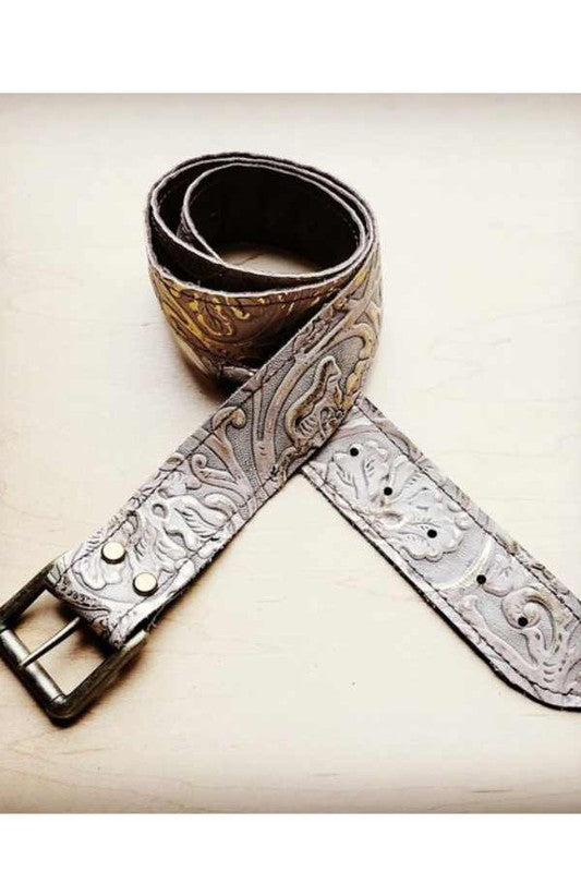 Gilded Cowboy Genuine Leather Belt 50